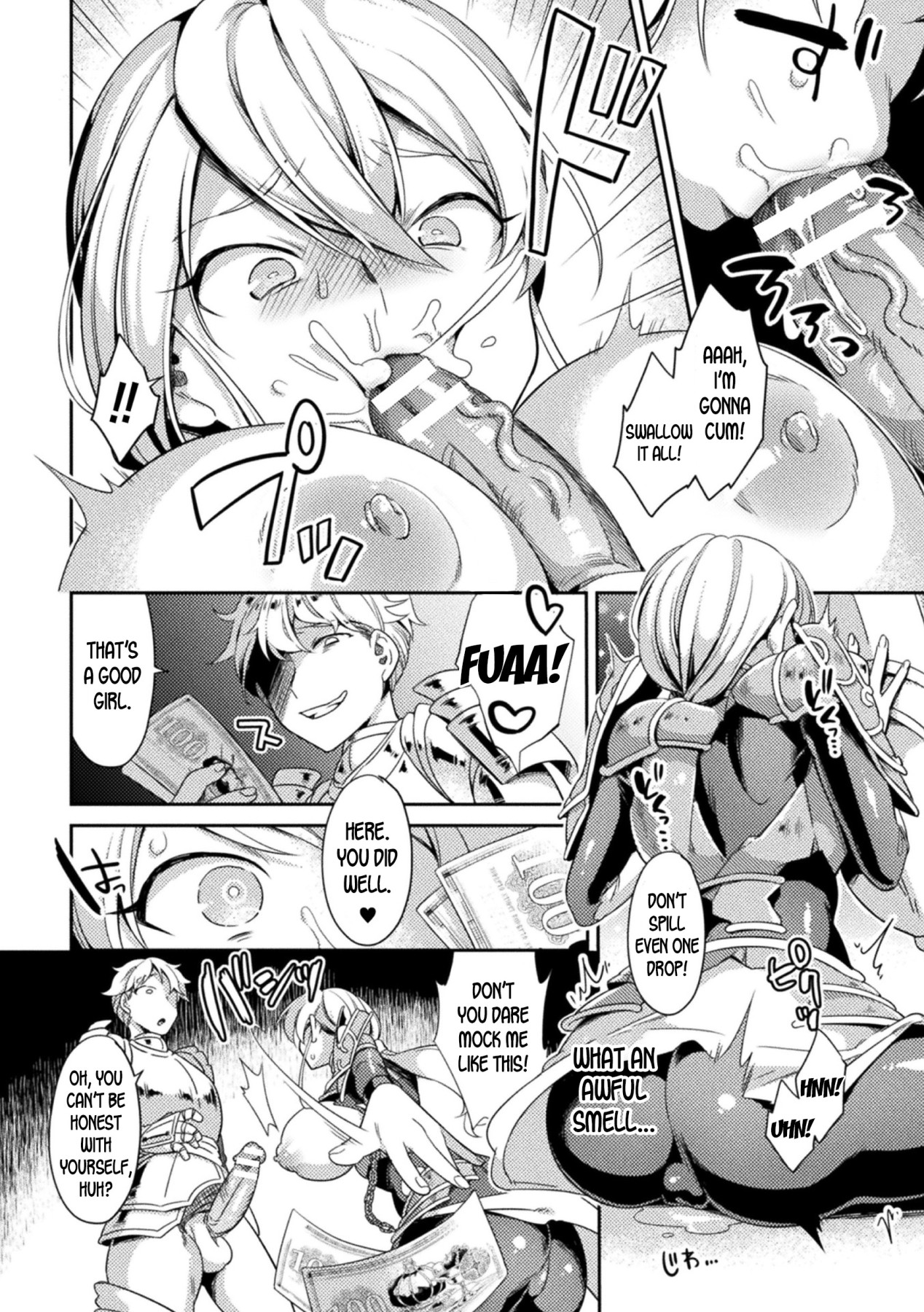 Hentai Manga Comic-Genderbent Knight Raul, the Fallen Whore ~ He Couldn't Win Against Money And Cocks-Read-6